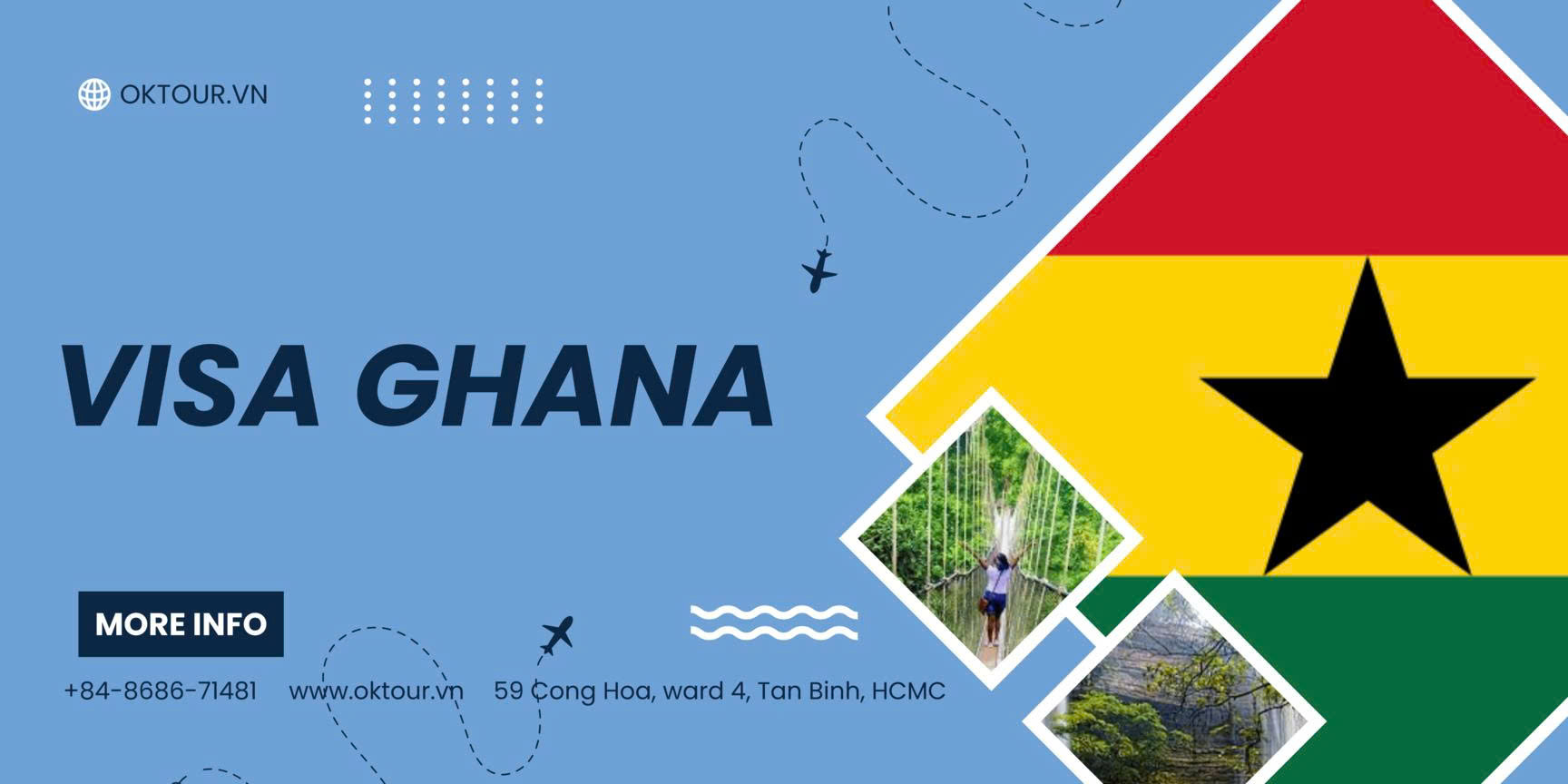 Hướng dẫn xin visa Ghana nhanh - Uy tín , giá rẻ , tỷ lệ đậu cao