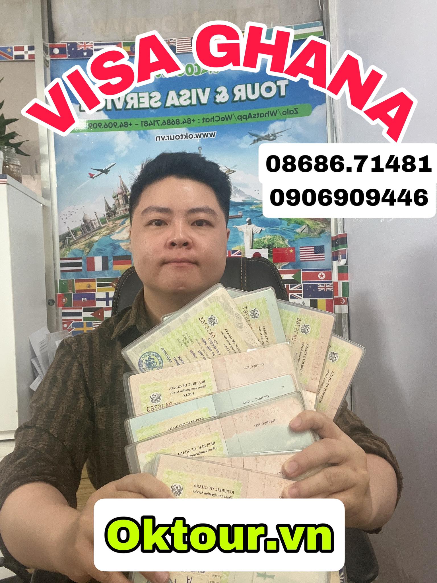Hướng dẫn xin visa Ghana tự túc