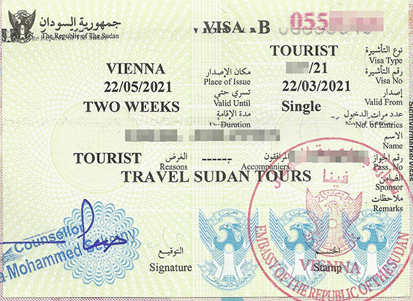 Hồ sơ xin visa Nam Sudan