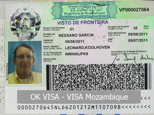 HỒ SƠ XIN VISA MOZAMBIQUE