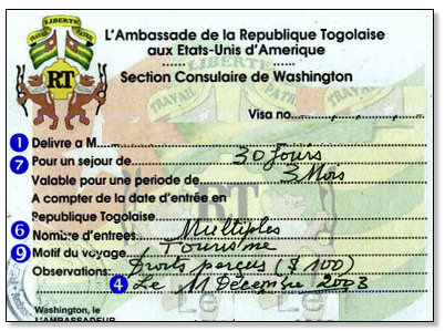 Visa Togo – Dịch vụ xin visa Togo nhanh, uy tín